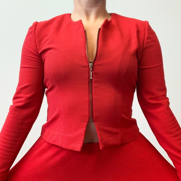 Vintage Taurus II Red Standout Jacket/Blouse - Picture 2 of 2